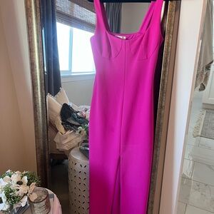 Vibrant Pink Bodycon Dress